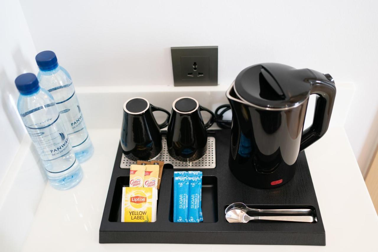 Panwaburi Beachfront Resort - Sha Extra Plus Extérieur photo A kettle and tea tray in a hotel room